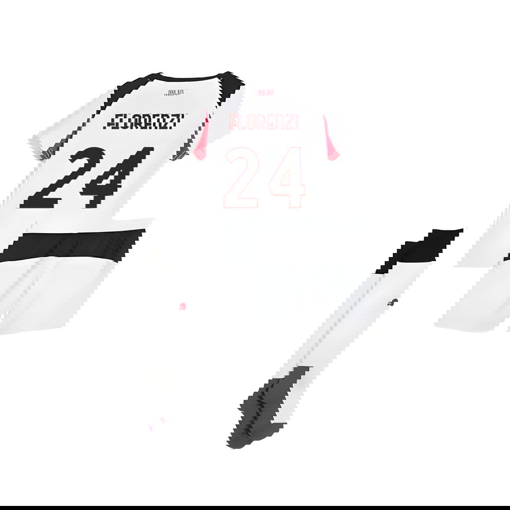 Nogometni Dresovi AC Milan Dječji FLORENZI #24 Gostujući Komplet 2025-2026