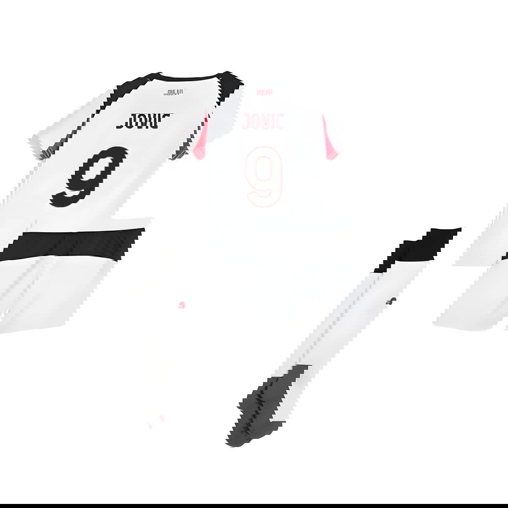 Nogometni Dresovi AC Milan Dječji JOVIC #9 Gostujući Komplet 2025-2026