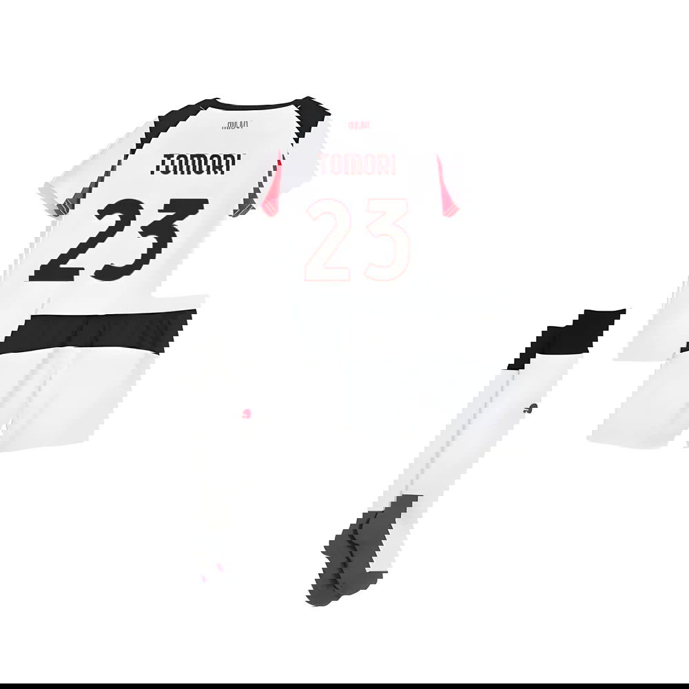 Nogometni Dresovi AC Milan Dječji TOMORI #23 Gostujući Komplet 2025-2026