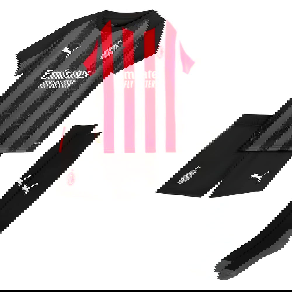 Nogometni Dresovi AC Milan Dječji Domaći Komplet 2025-2026