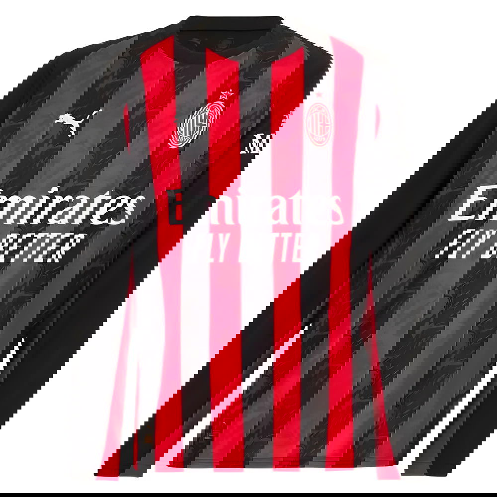 Nogometni Dresovi AC Milan Dugim Rukavima Domaći Komplet 2025-2026