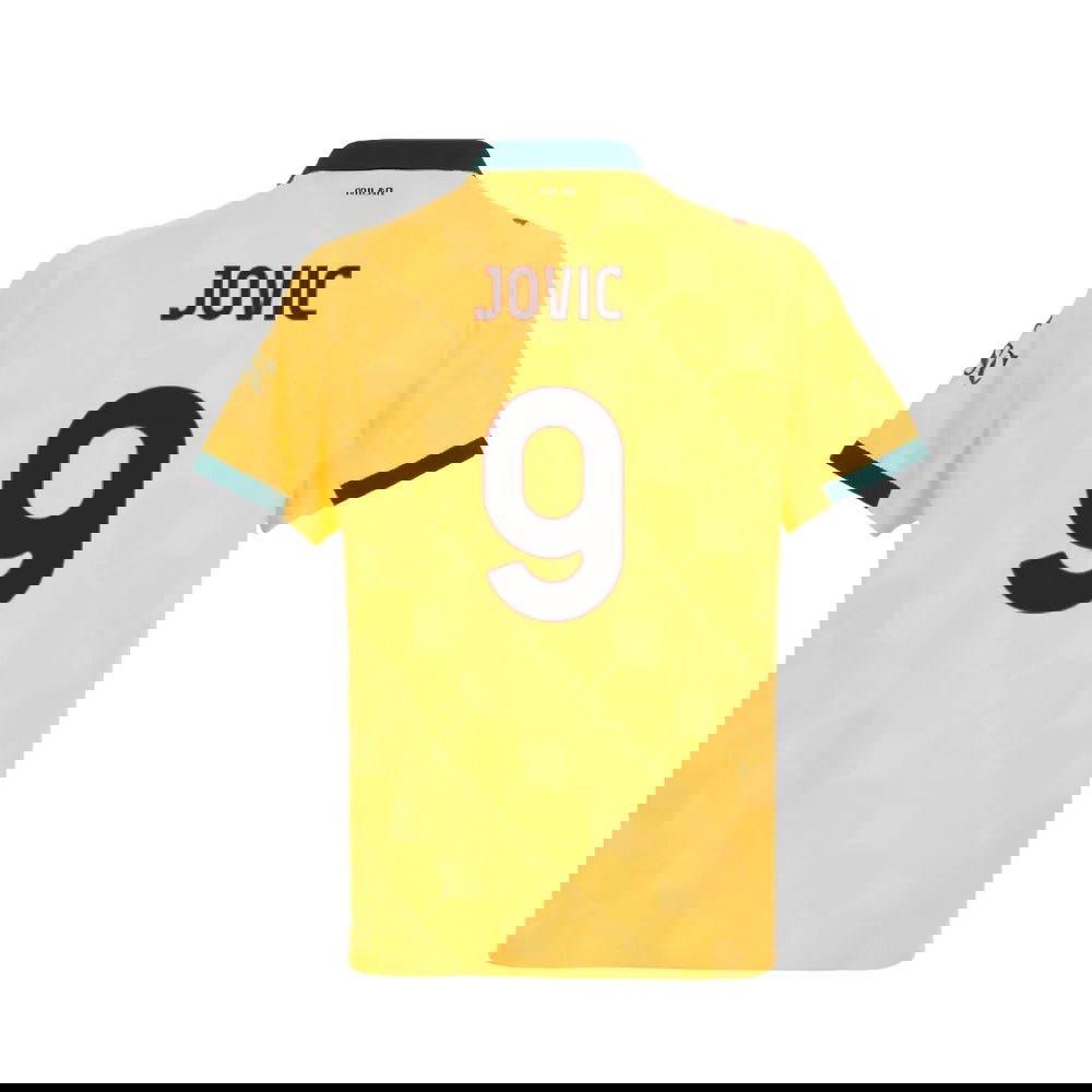 Nogometni Dresovi AC Milan JOVIC #9 Rezervni Komplet 2025-2026