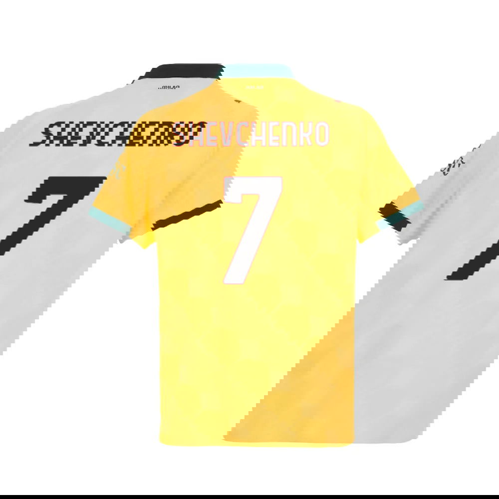 Nogometni Dresovi AC Milan SHEVCHENKO #7 Rezervni Komplet 2025-2026