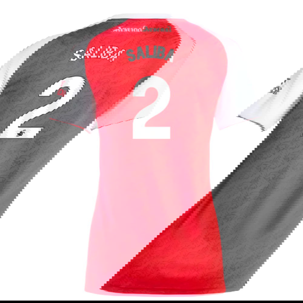 Nogometni Dresovi Arsenal Ženska SALIBA #2 Domaći Komplet 2025-2026