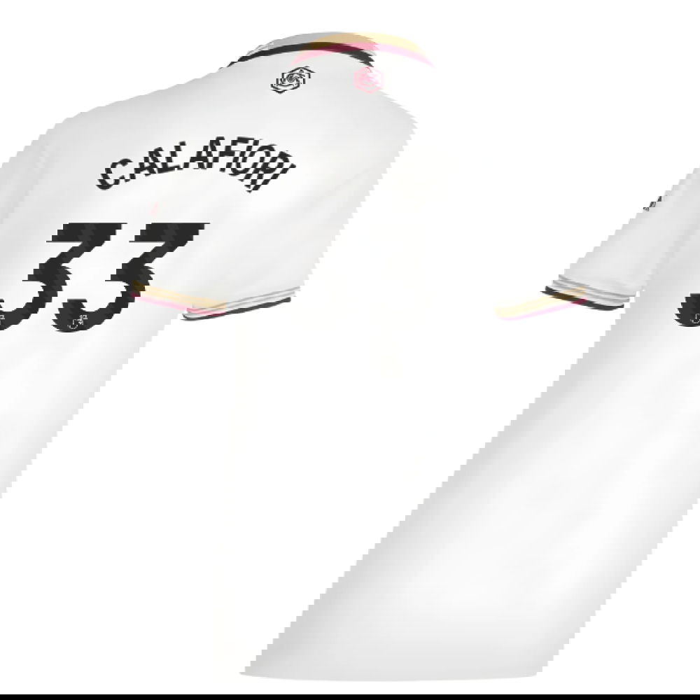 Nogometni Dresovi Arsenal Ženska CALAFIORI #33 Rezervni Komplet 2025-2026