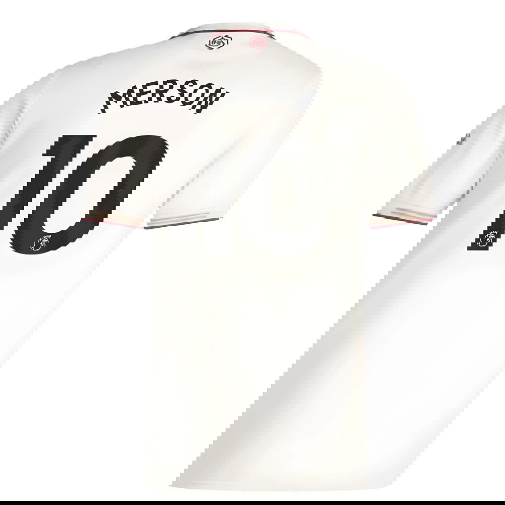 Nogometni Dresovi Arsenal MERSON #10 Rezervni Komplet 2025-2026