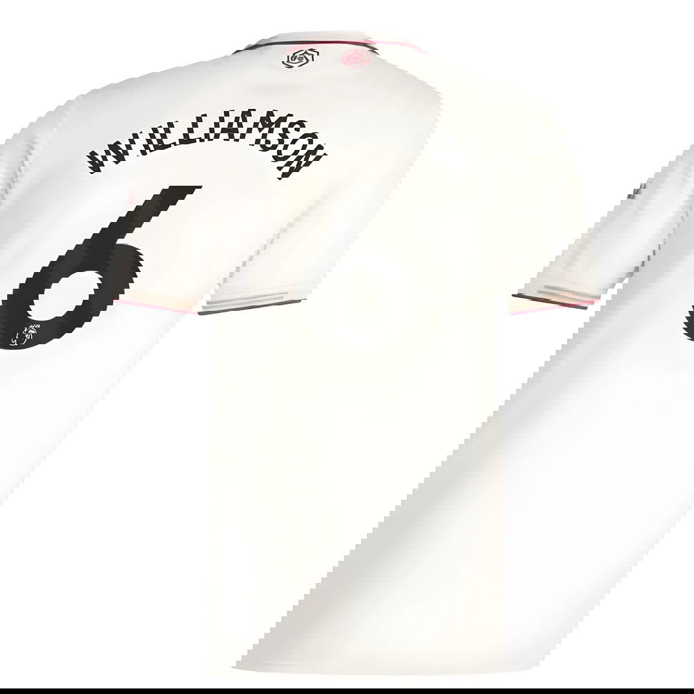 Nogometni Dresovi Arsenal WILLIAMSON #6 Rezervni Komplet 2025-2026