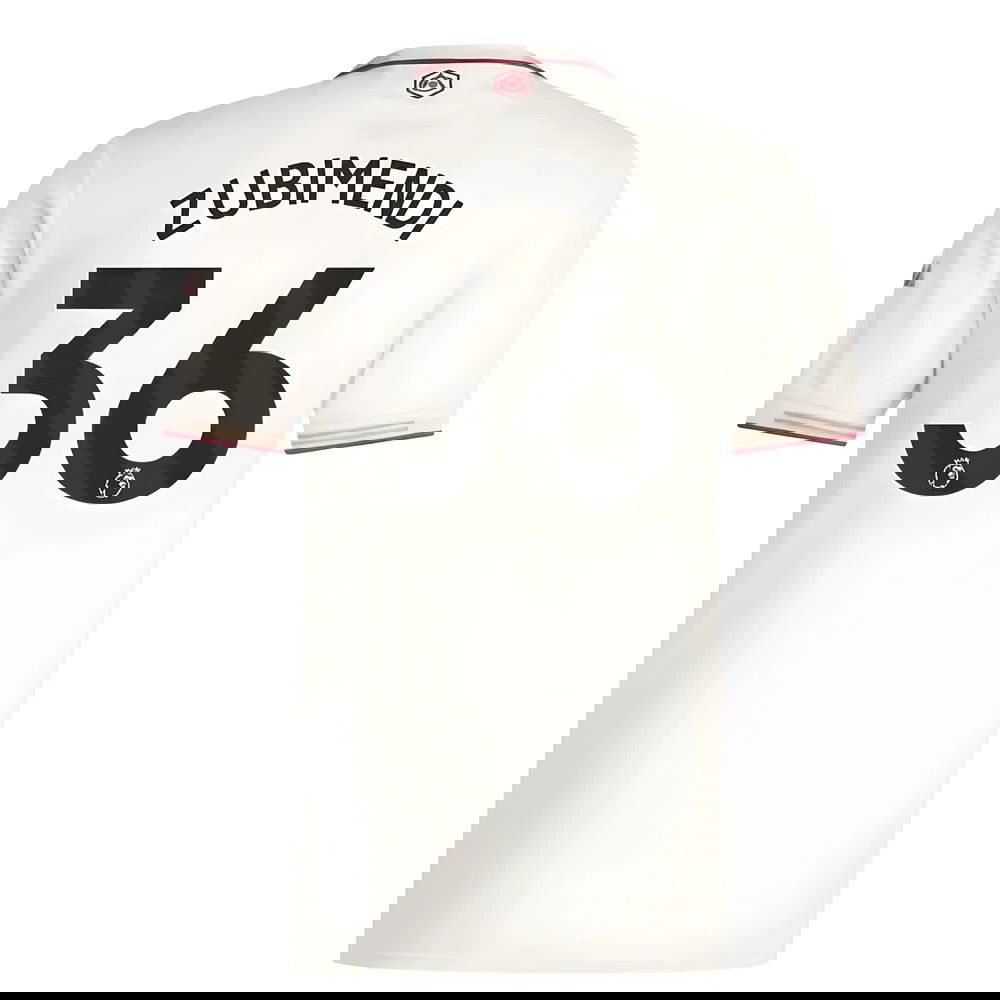 Nogometni Dresovi Arsenal ZUBIMENDI #36 Rezervni Komplet 2025-2026