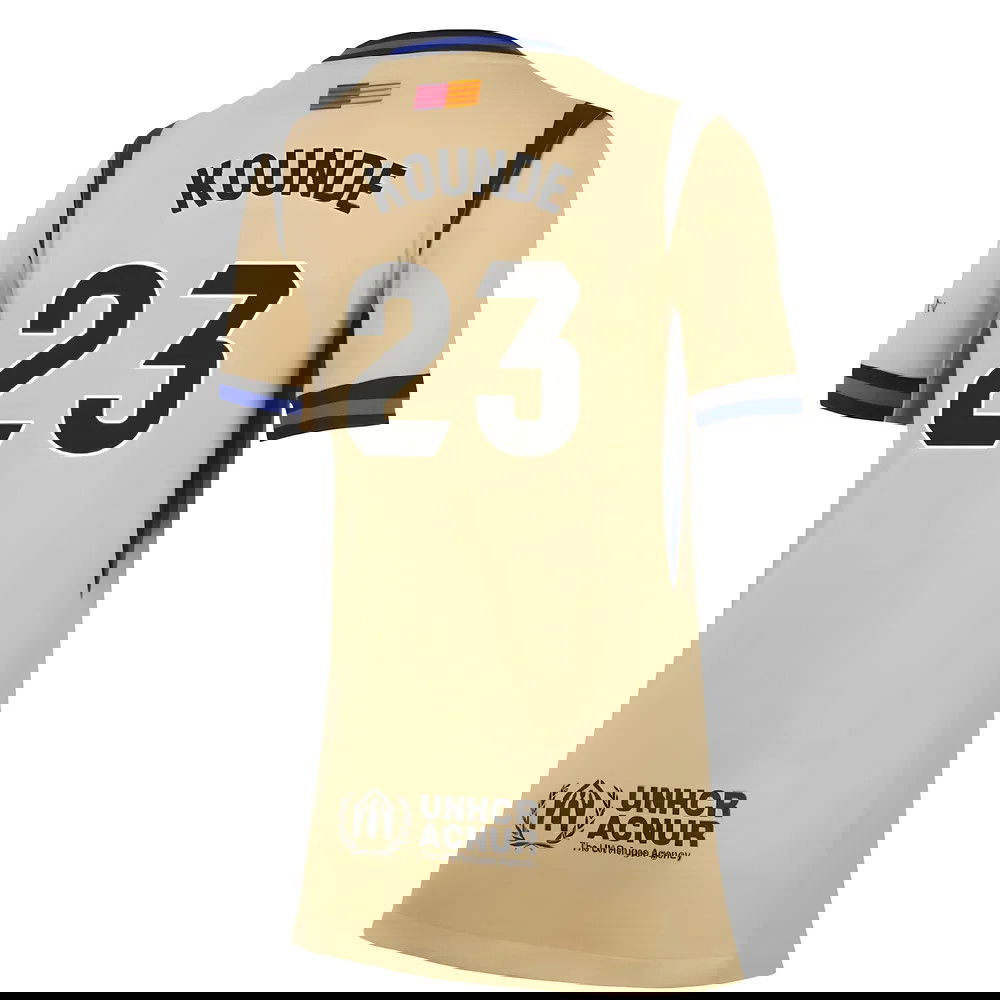 Nogometni Dresovi FC Barcelona Ženska KOUNDE #23 Gostujući Komplet 2025-2026