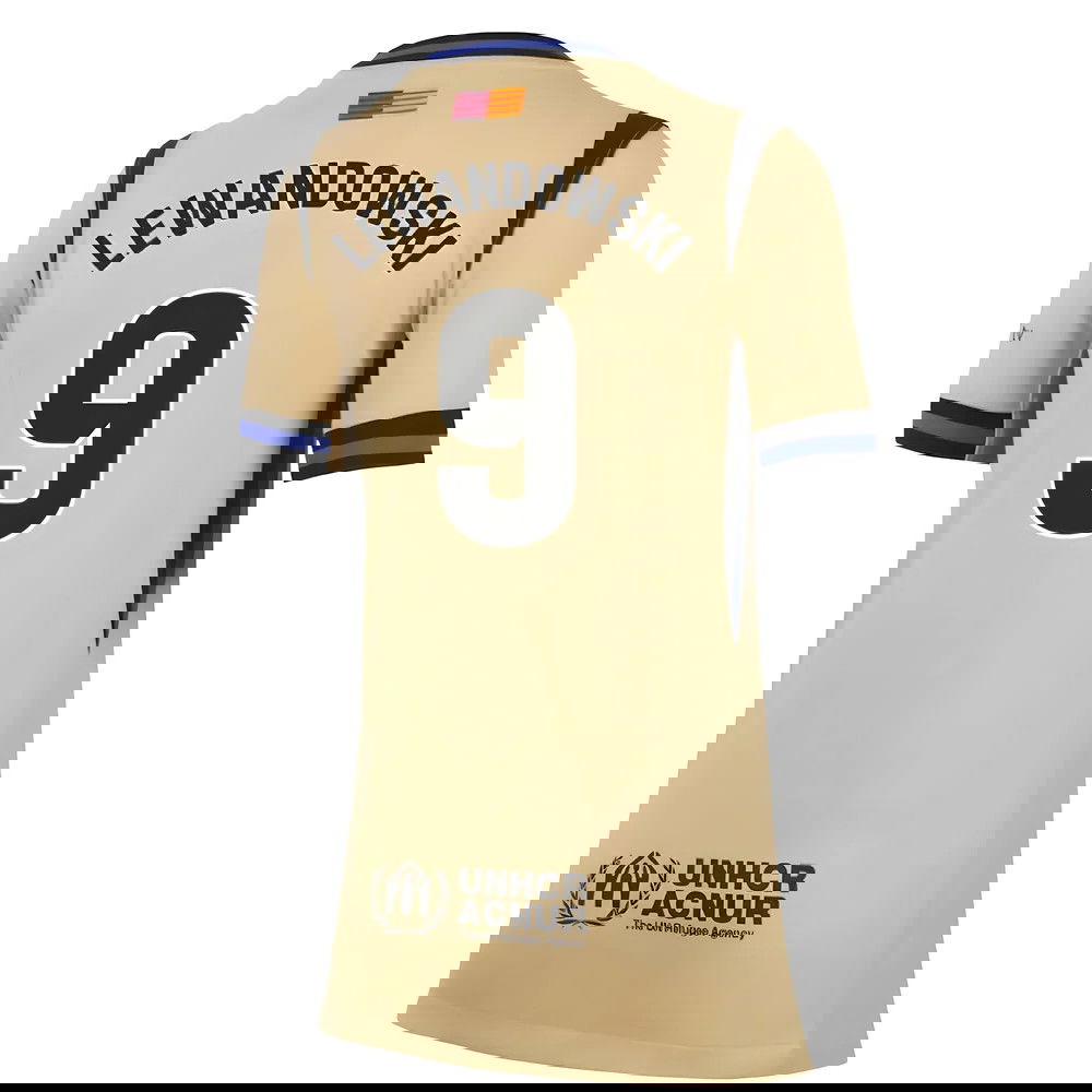 Nogometni Dresovi FC Barcelona Ženska LEWANDOWSKI #9 Gostujući Komplet 2025-2026