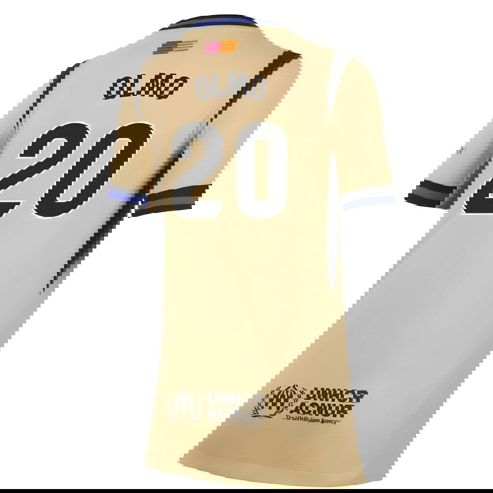 Nogometni Dresovi FC Barcelona Ženska OLMO #20 Gostujući Komplet 2025-2026