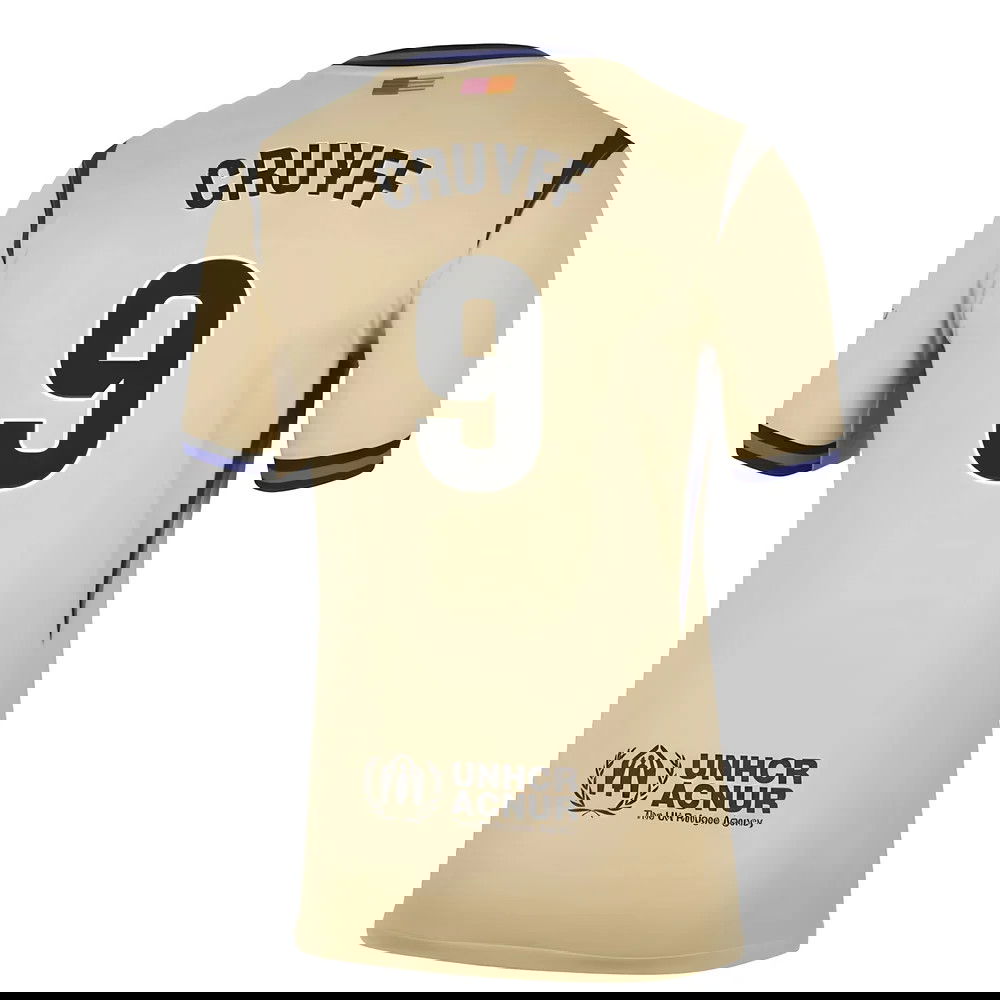 Nogometni Dresovi FC Barcelona CRUYFF #9 Gostujući Komplet 2025-2026