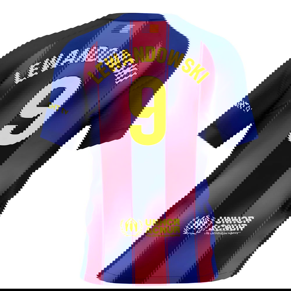 Nogometni Dresovi FC Barcelona Ženska LEWANDOWSKI #9 Domaći Komplet 2025-2026