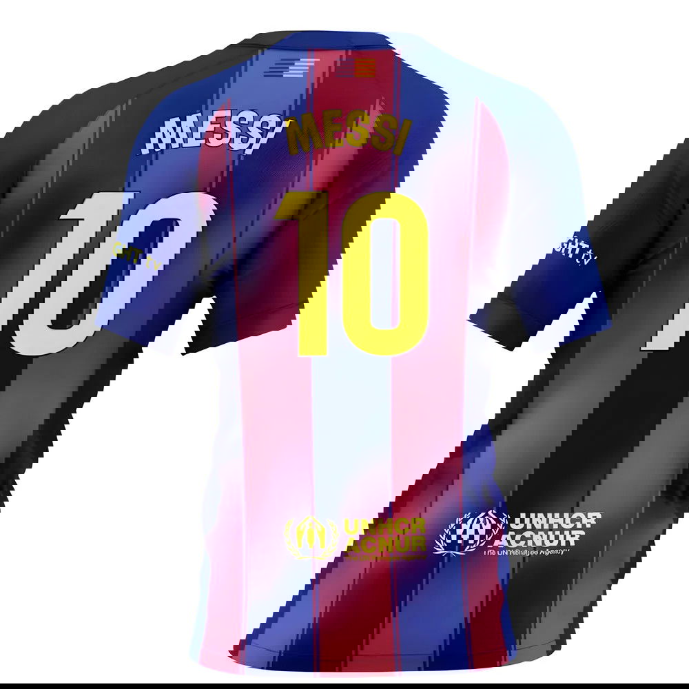 Nogometni Dresovi FC Barcelona Ženska MESSI #10 Domaći Komplet 2025-2026