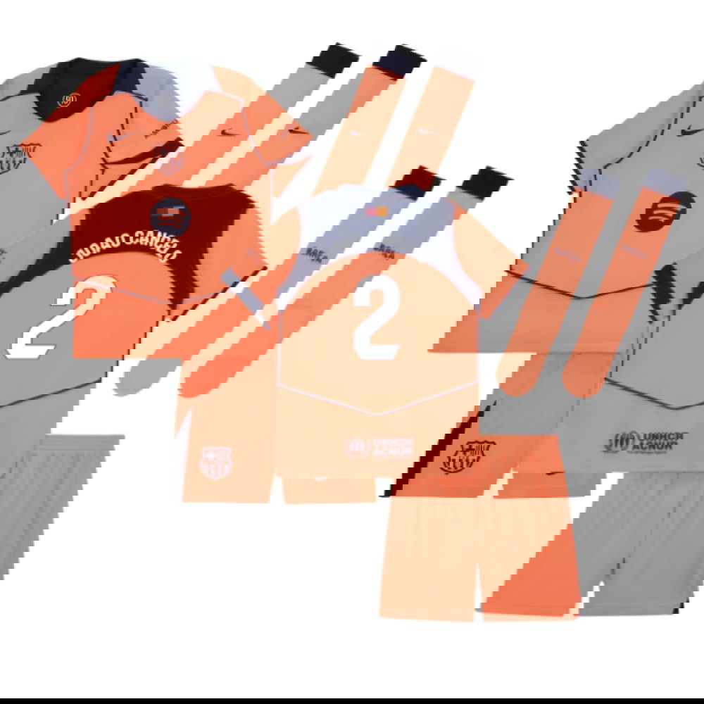 Nogometni Dresovi FC Barcelona Dječji JOAO CANCELO #2 Rezervni Komplet 2025-2026