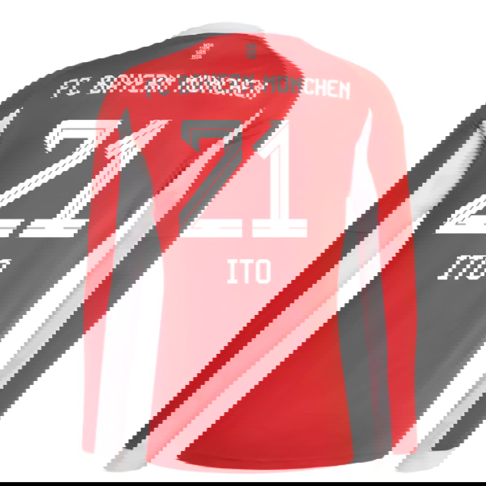 Nogometni Dresovi FC Bayern München Dugim Rukavima ITO #21 Domaći Komplet 2025-2026