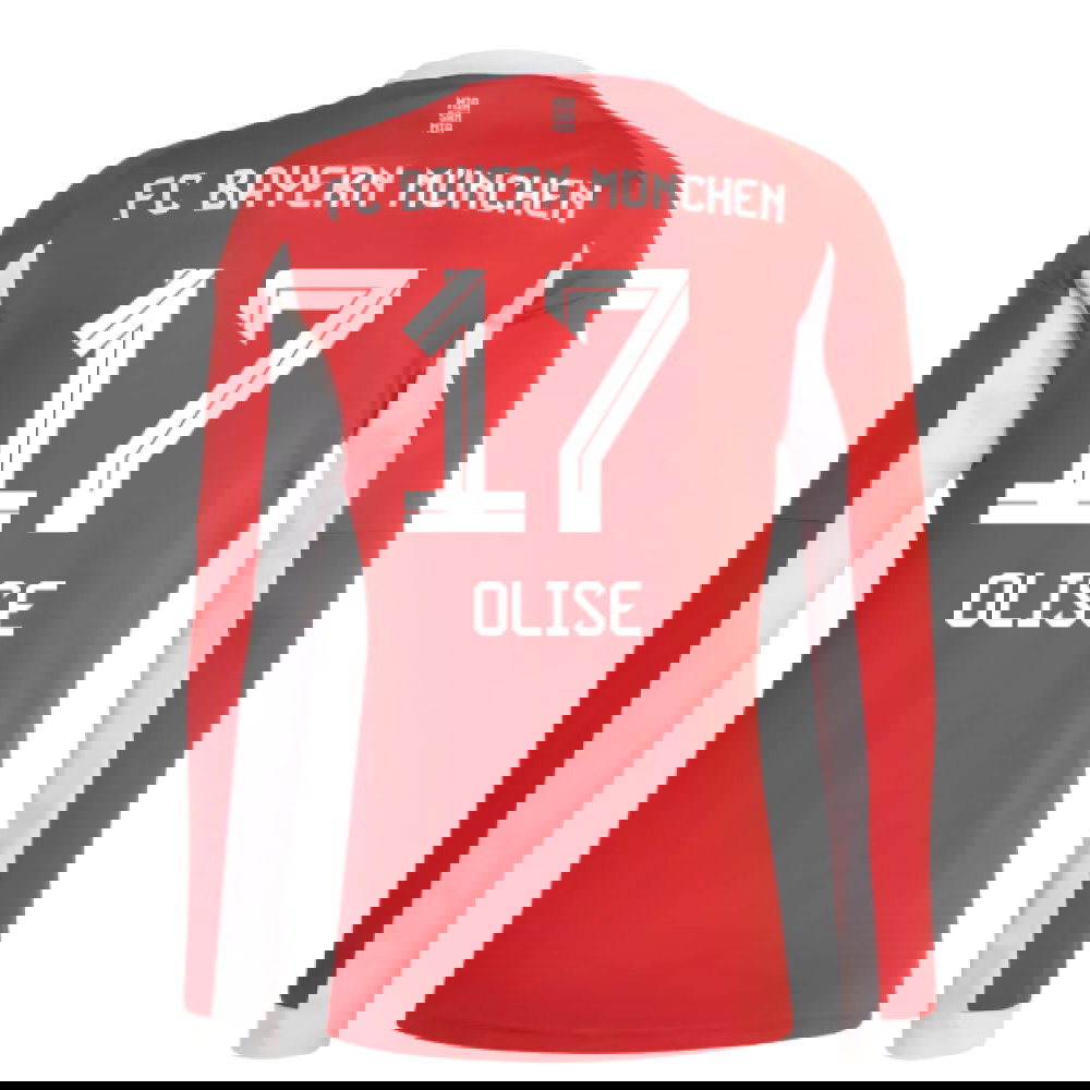 Nogometni Dresovi FC Bayern München Dugim Rukavima OLISE #17 Domaći Komplet 2025-2026
