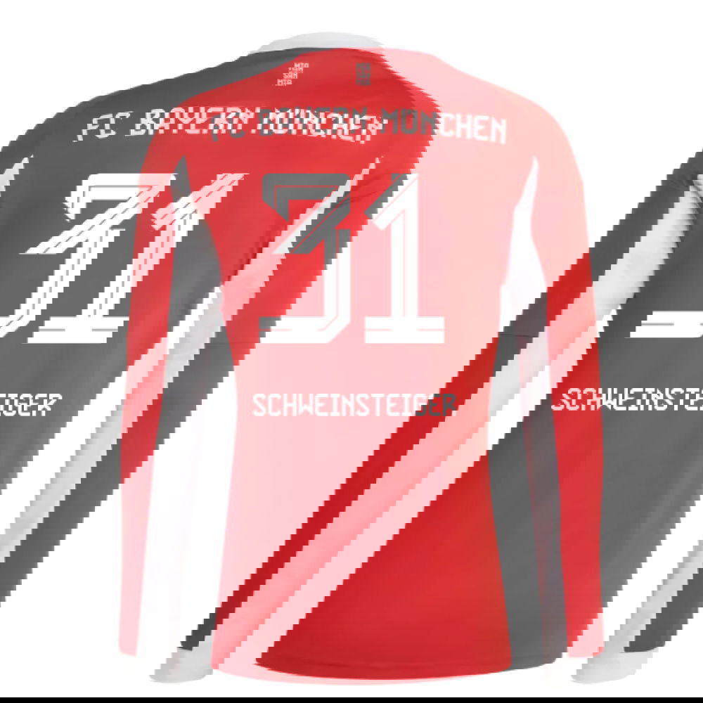 Nogometni Dresovi FC Bayern München Dugim Rukavima SCHWEINSTEIGER #31 Domaći Komplet 2025-2026