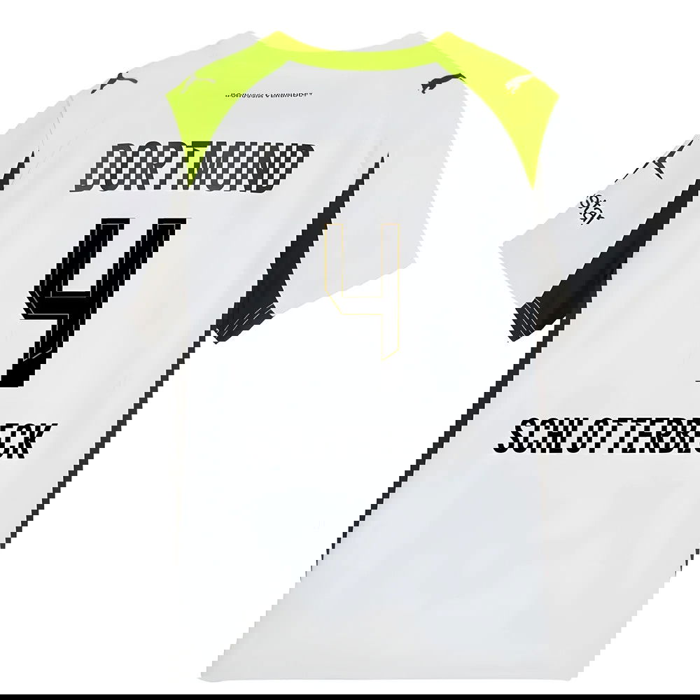 Nogometni Dresovi BVB Borussia Dortmund SCHLOTTERBECK #4 Gostujući Komplet 2025-2026