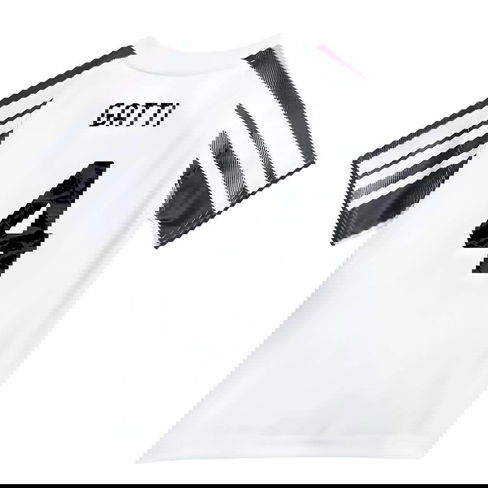 Nogometni Dresovi Juventus Dječji GATTI #4 Domaći Komplet 2025-2026
