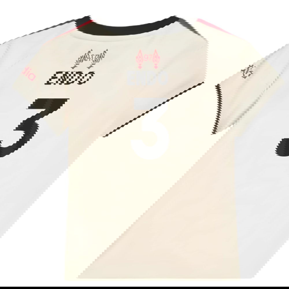 Nogometni Dresovi Liverpool Dječji ENDO #3 Gostujući Komplet 2025-2026