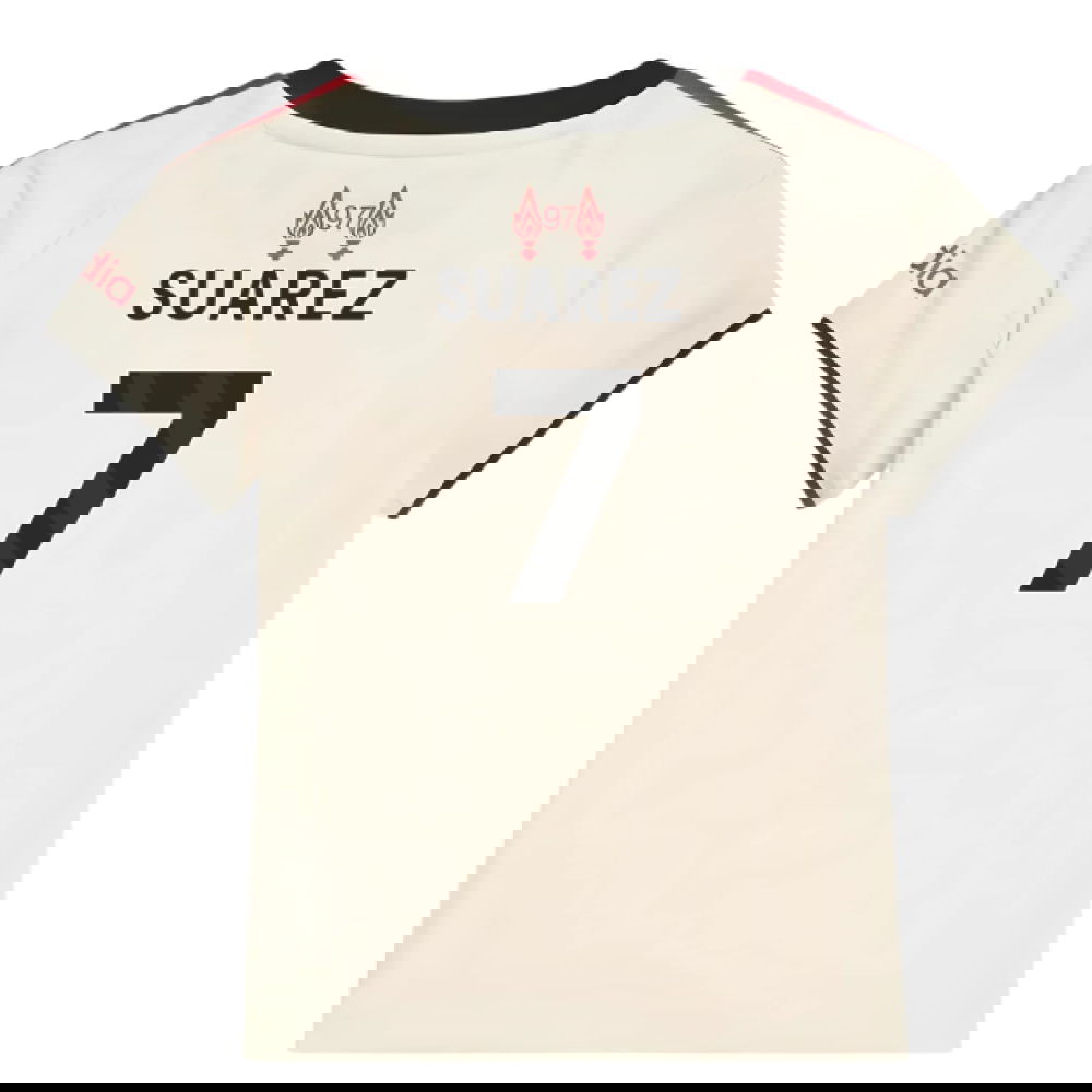 Nogometni Dresovi Liverpool Dječji SUAREZ #7 Gostujući Komplet 2025-2026