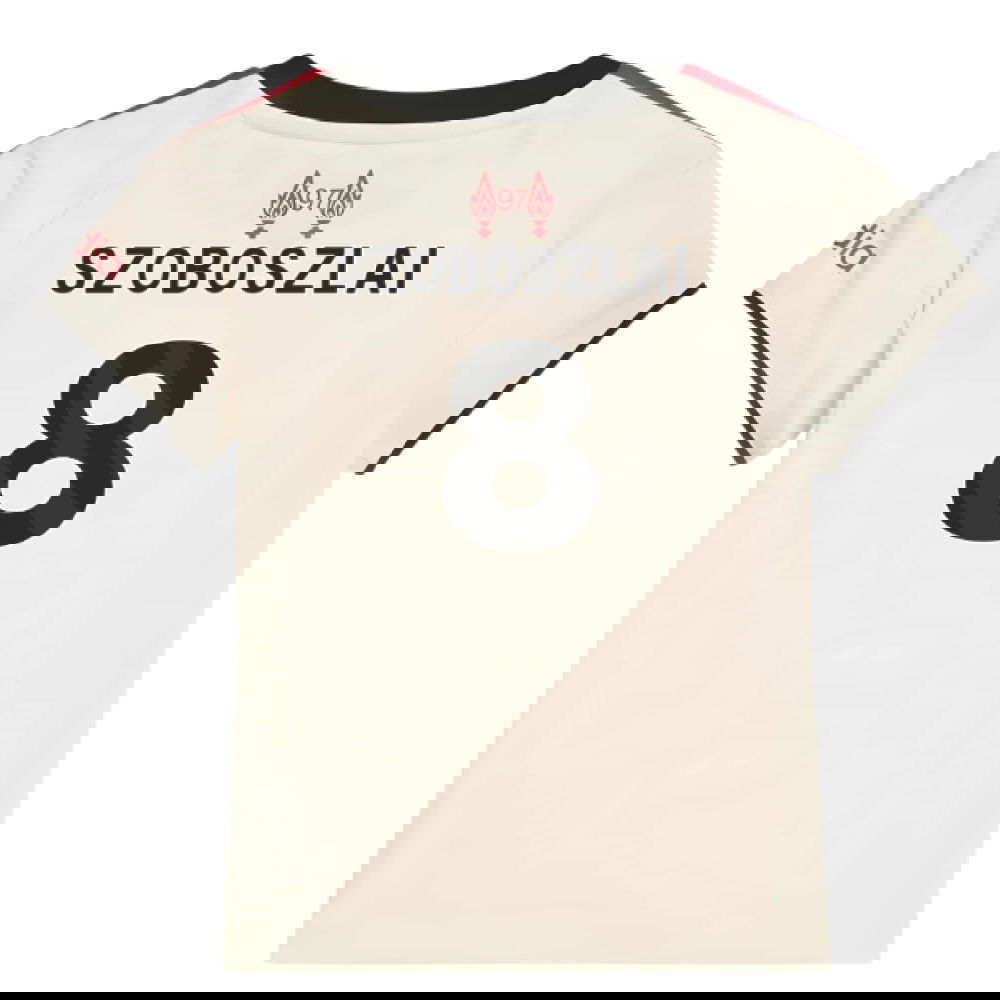 Nogometni Dresovi Liverpool Dječji SZOBOSZLAI #8 Gostujući Komplet 2025-2026