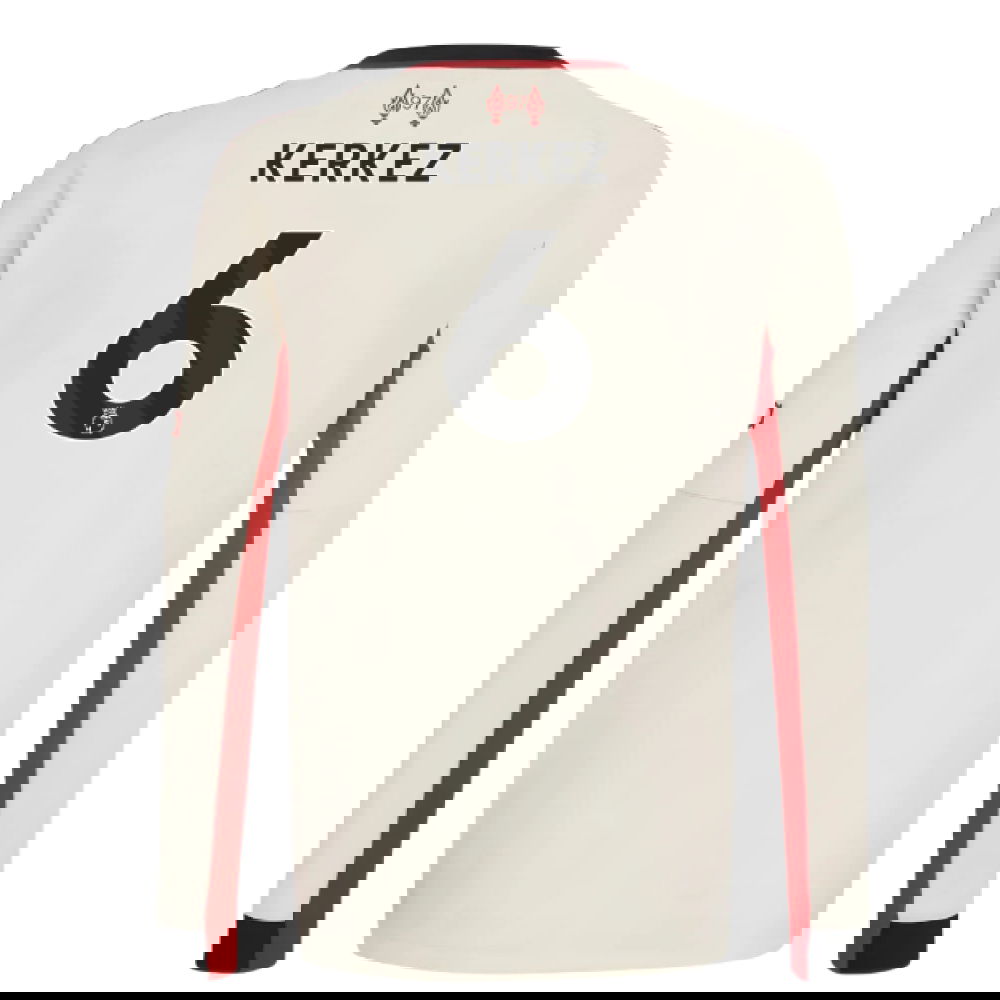 Nogometni Dresovi Liverpool Dugim Rukavima KERKEZ #6 Gostujući Komplet 2025-2026