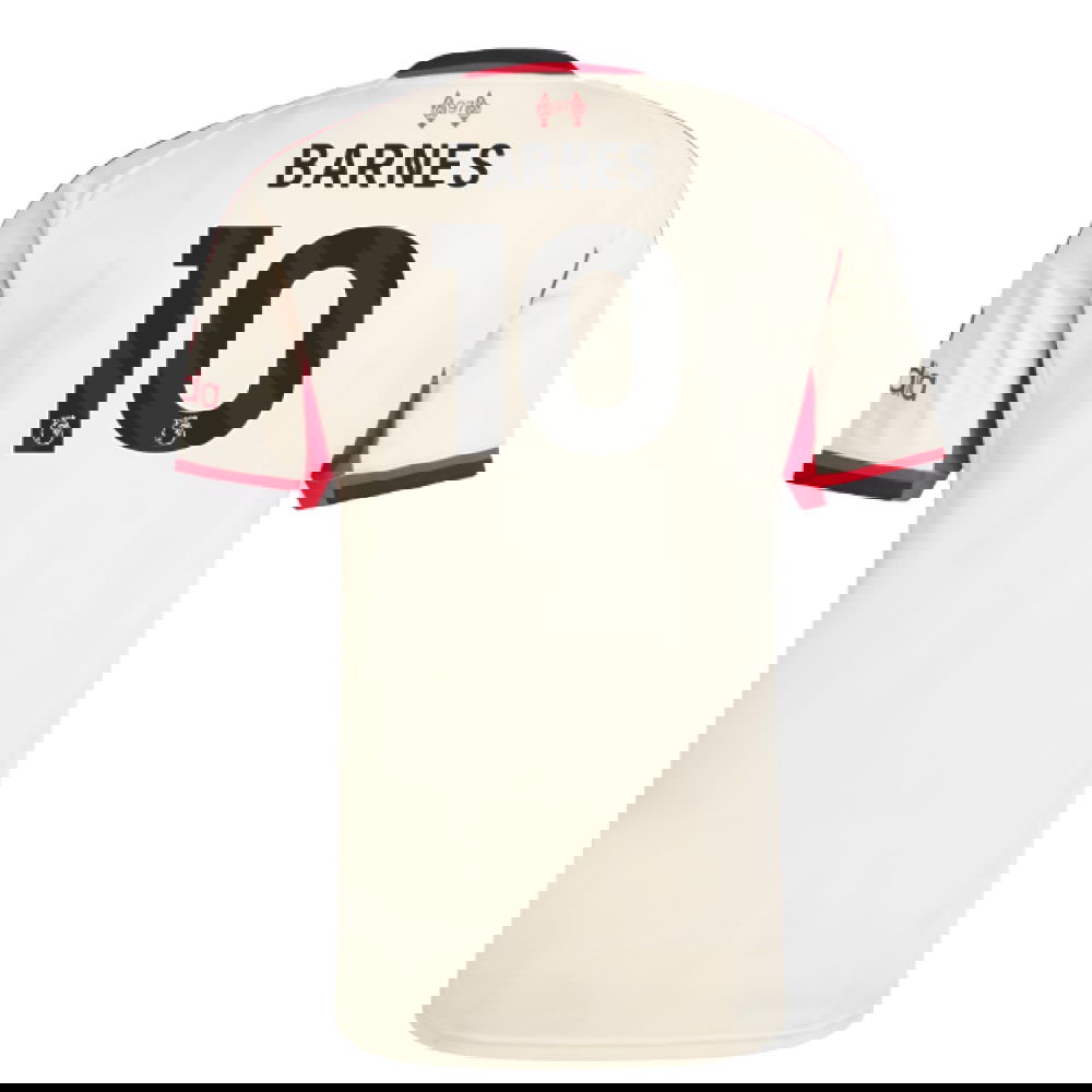 Nogometni Dresovi Liverpool BARNES #10 Gostujući Komplet 2025-2026