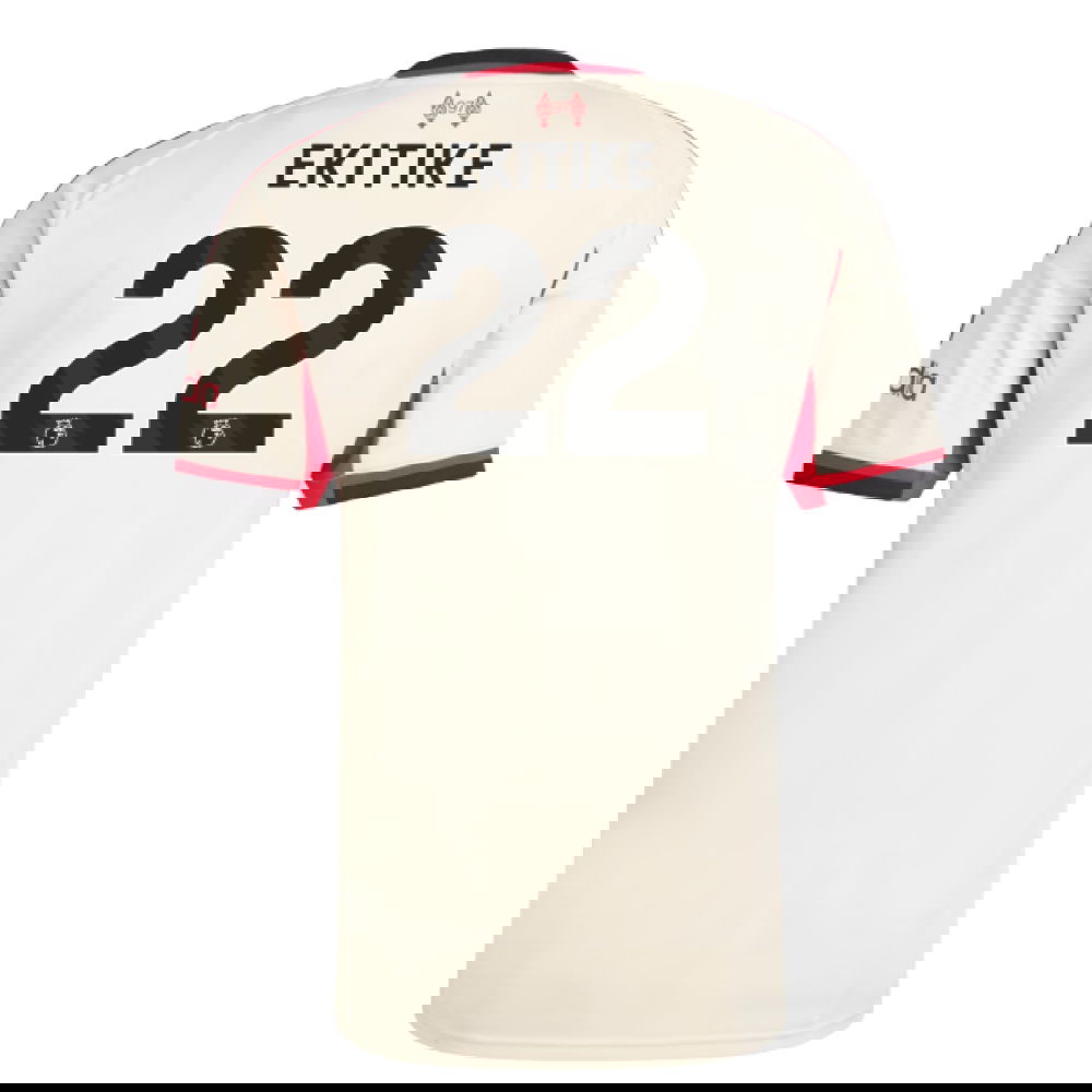 Nogometni Dresovi Liverpool EKITIKE #22 Gostujući Komplet 2025-2026