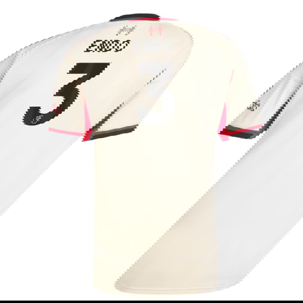 Nogometni Dresovi Liverpool ENDO #3 Gostujući Komplet 2025-2026