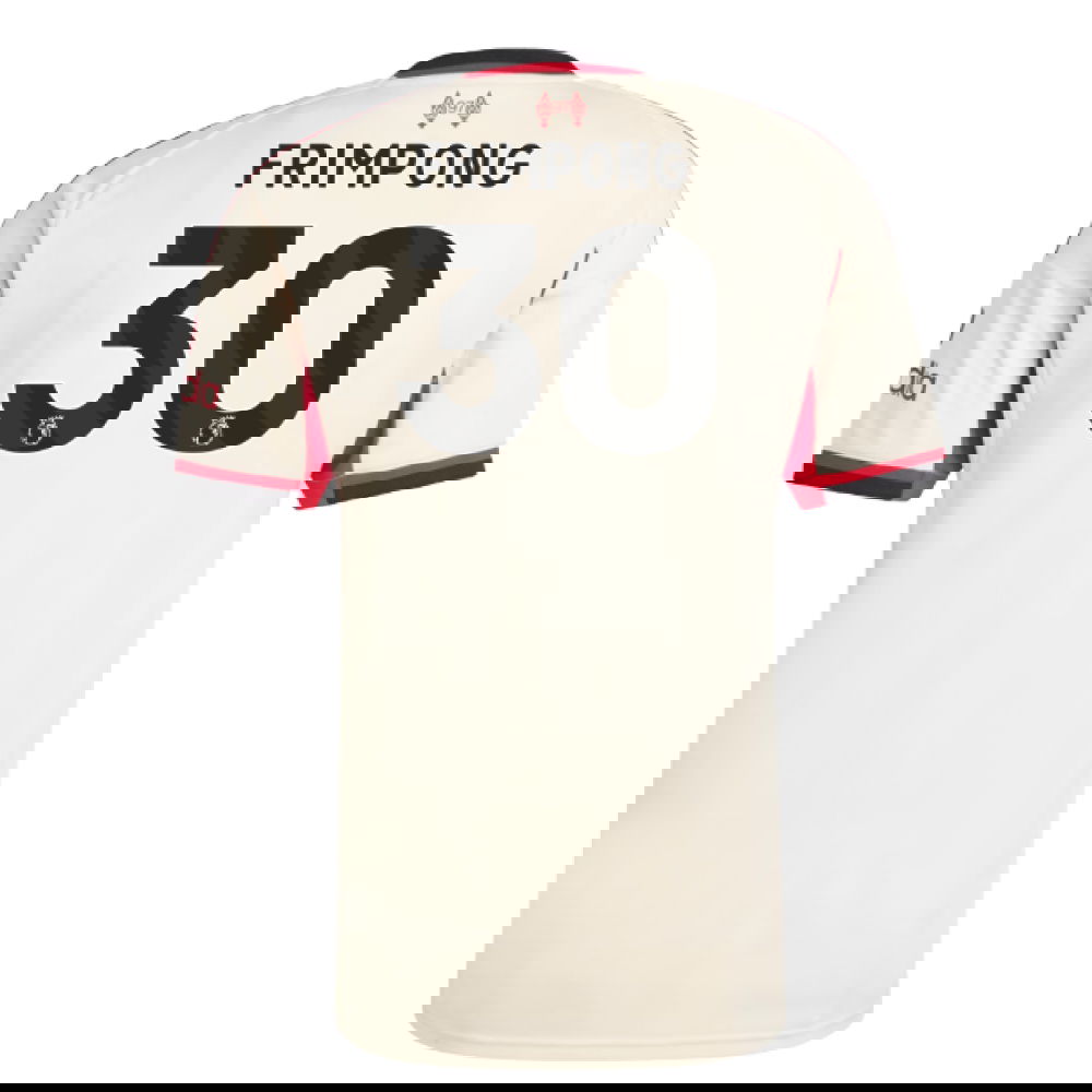 Nogometni Dresovi Liverpool FRIMPONG #30 Gostujući Komplet 2025-2026