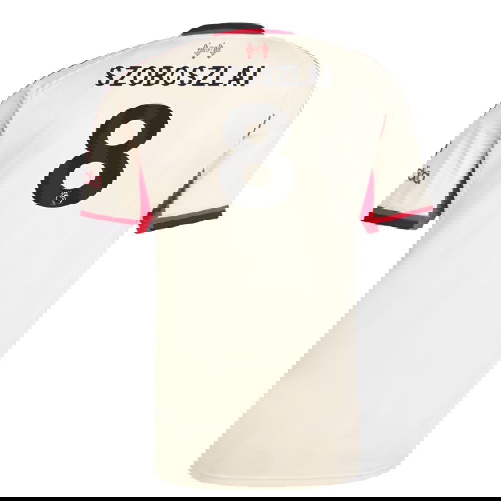 Nogometni Dresovi Liverpool SZOBOSZLAI #8 Gostujući Komplet 2025-2026