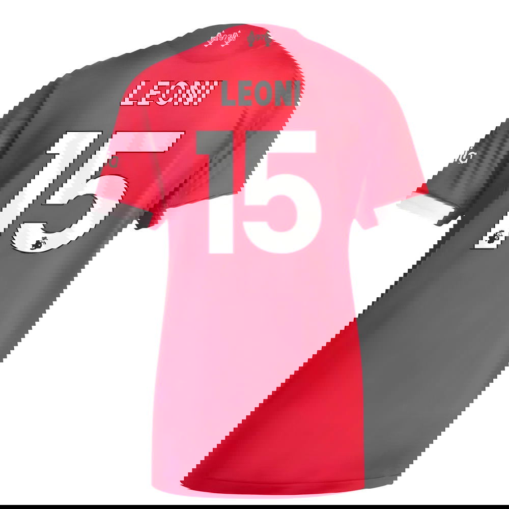 Nogometni Dresovi Liverpool Ženska LEONI #15 Domaći Komplet 2025-2026