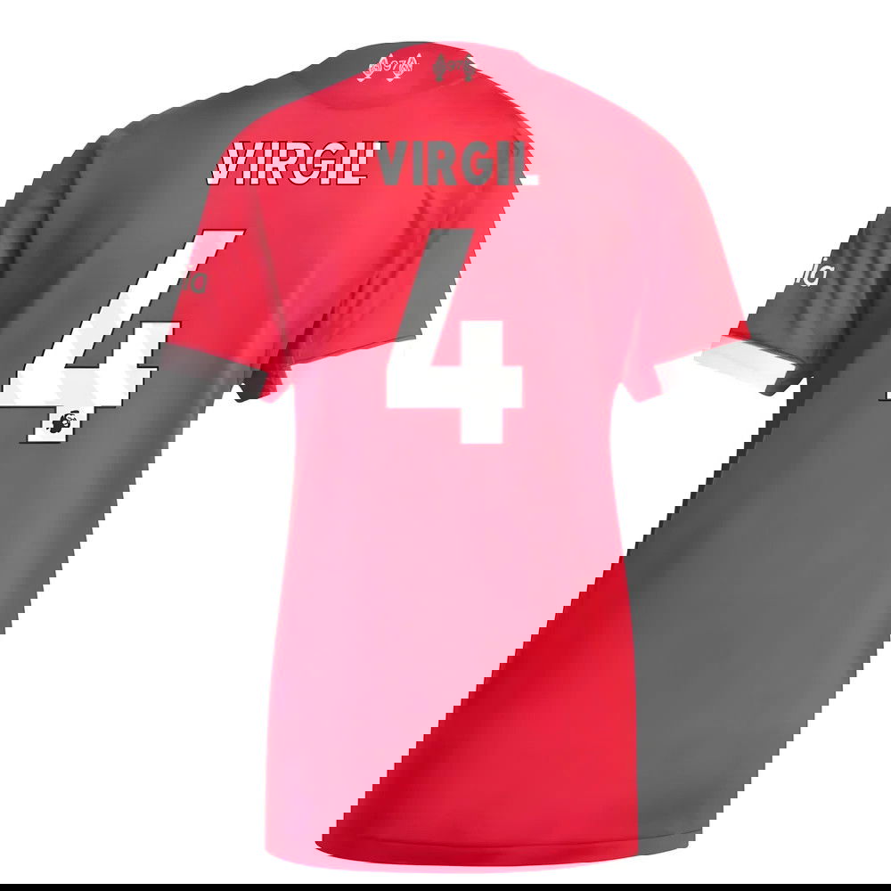 Nogometni Dresovi Liverpool Ženska VIRGIL #4 Domaći Komplet 2025-2026