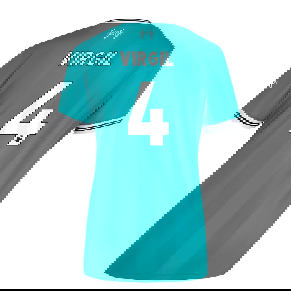 Nogometni Dresovi Liverpool Ženska VIRGIL #4 Rezervni Komplet 2025-2026