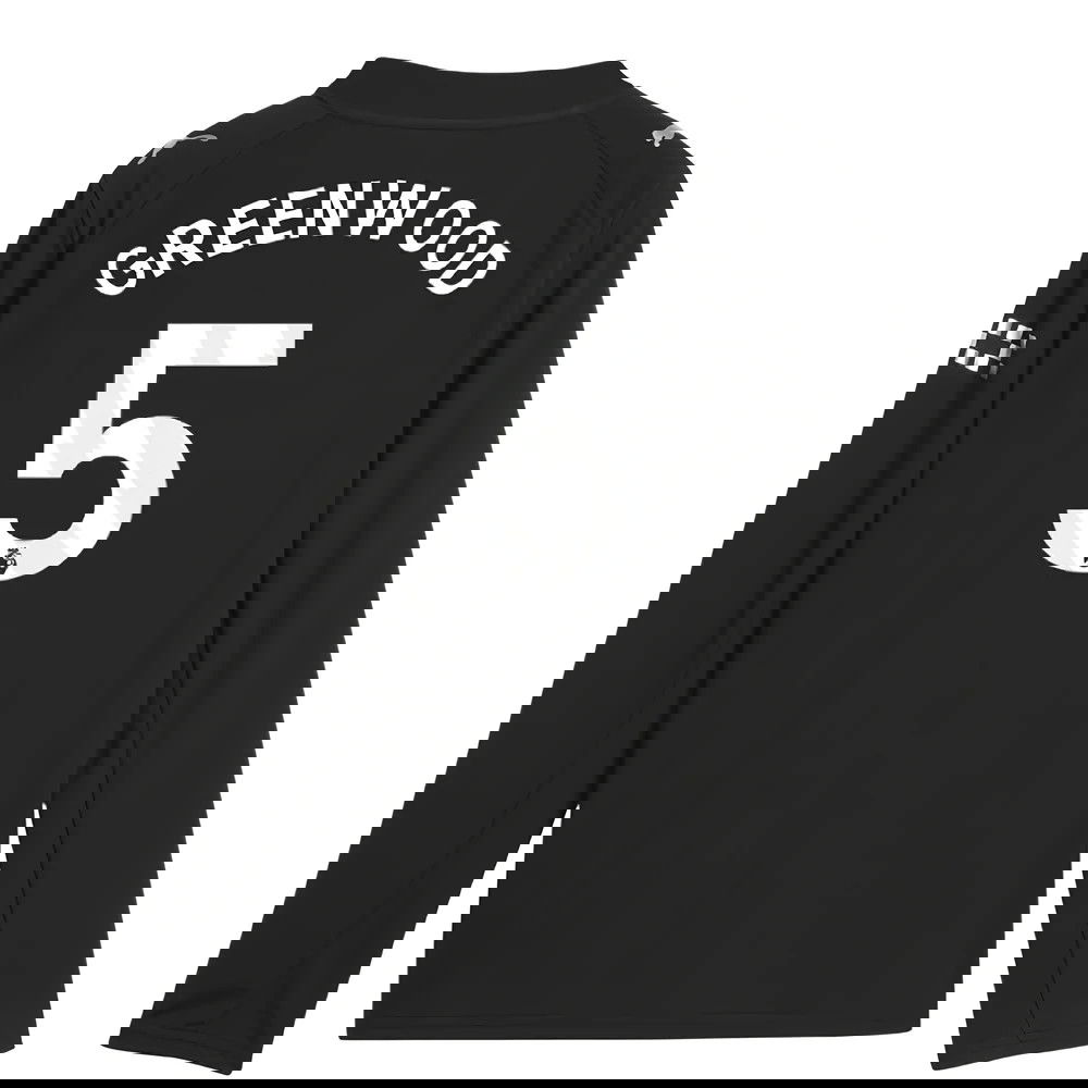 Nogometni Dresovi Manchester City Dugim Rukavima GREENWOOD #5 Gostujući Komplet 2025-2026