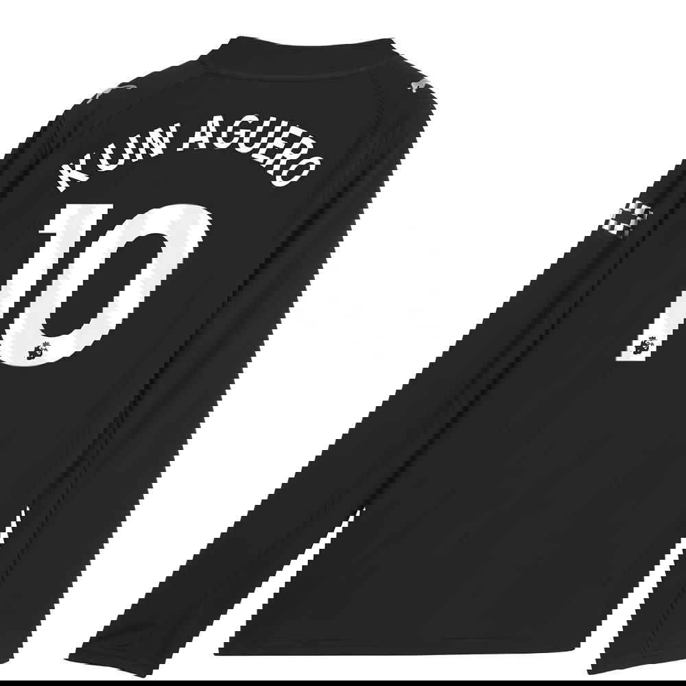 Nogometni Dresovi Manchester City Dugim Rukavima KUN AGUERO #10 Gostujući Komplet 2025-2026
