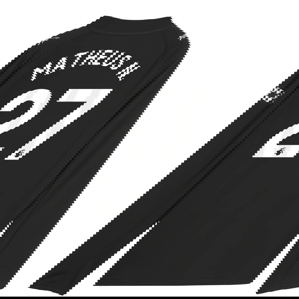 Nogometni Dresovi Manchester City Dugim Rukavima MATHEUS N #27 Gostujući Komplet 2025-2026