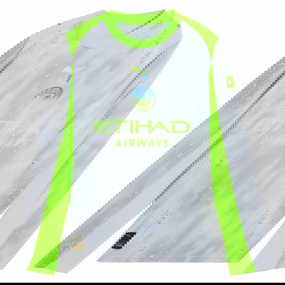 Nogometni Dresovi Manchester City Dugim Rukavima Rezervni Komplet 2025-2026