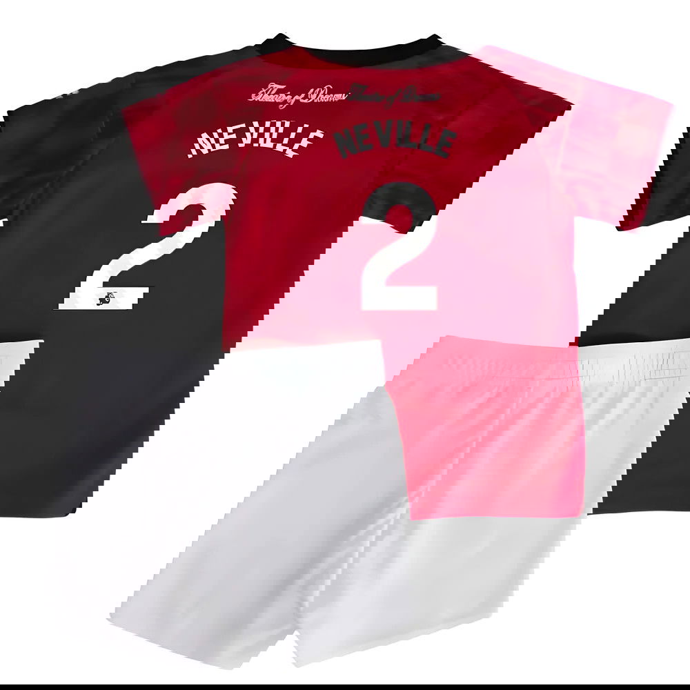 Nogometni Dresovi Manchester United Dječji NEVILLE #2 Domaći Komplet 2025-2026