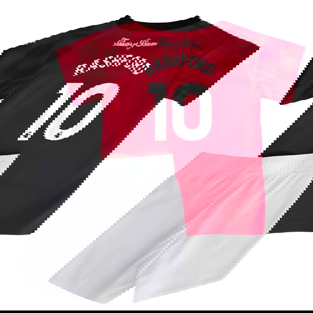 Nogometni Dresovi Manchester United Dječji RASHFORD #10 Domaći Komplet 2025-2026