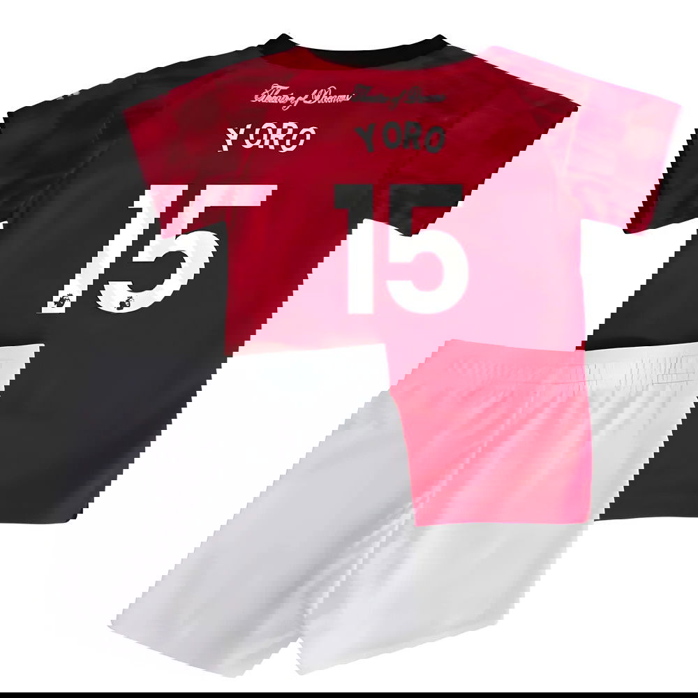 Nogometni Dresovi Manchester United Dječji YORO #15 Domaći Komplet 2025-2026