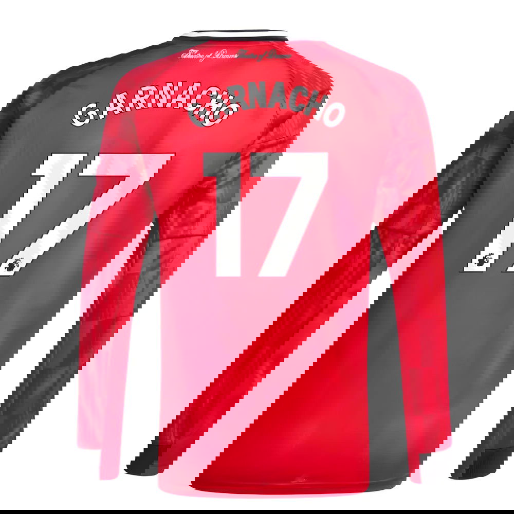 Nogometni Dresovi Manchester United Dugim Rukavima GARNACHO #17 Domaći Komplet 2025-2026