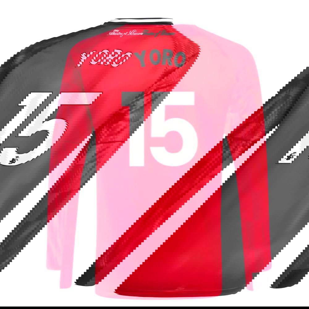 Nogometni Dresovi Manchester United Dugim Rukavima YORO #15 Domaći Komplet 2025-2026