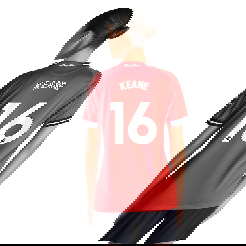 Nogometni Dresovi Manchester United Ženska KEANE #16 Domaći Komplet 2025-2026