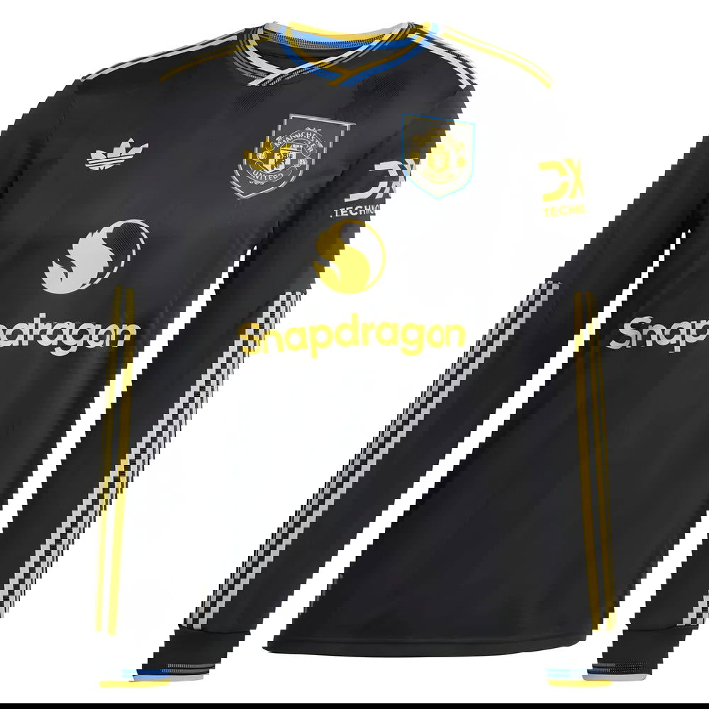 Nogometni Dresovi Manchester United Dugim Rukavima Rezervni Komplet 2025-2026