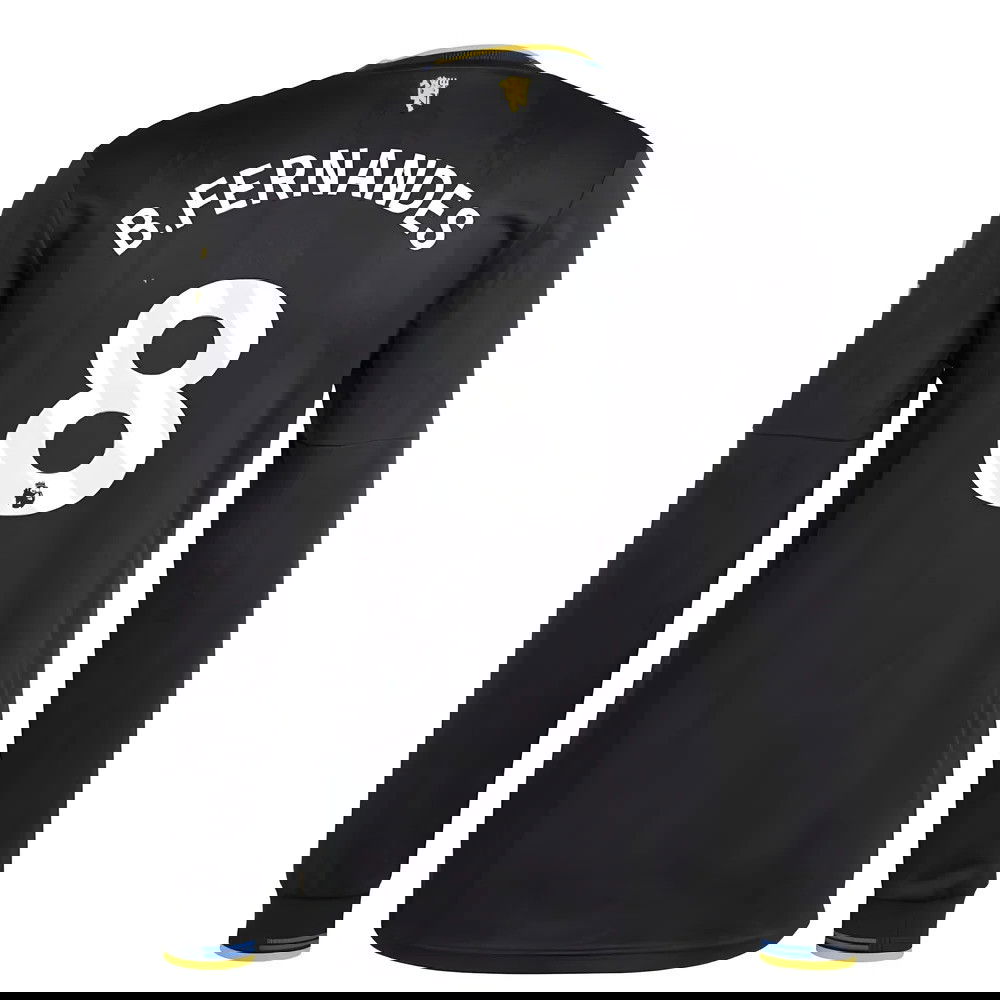 Nogometni Dresovi Manchester United Dugim Rukavima BFERNANDES #8 Rezervni Komplet 2025-2026