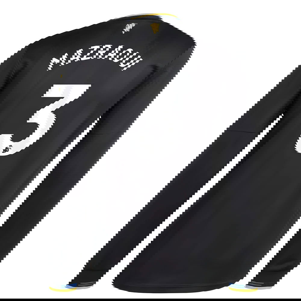 Nogometni Dresovi Manchester United Dugim Rukavima MAZRAOUI #3 Rezervni Komplet 2025-2026