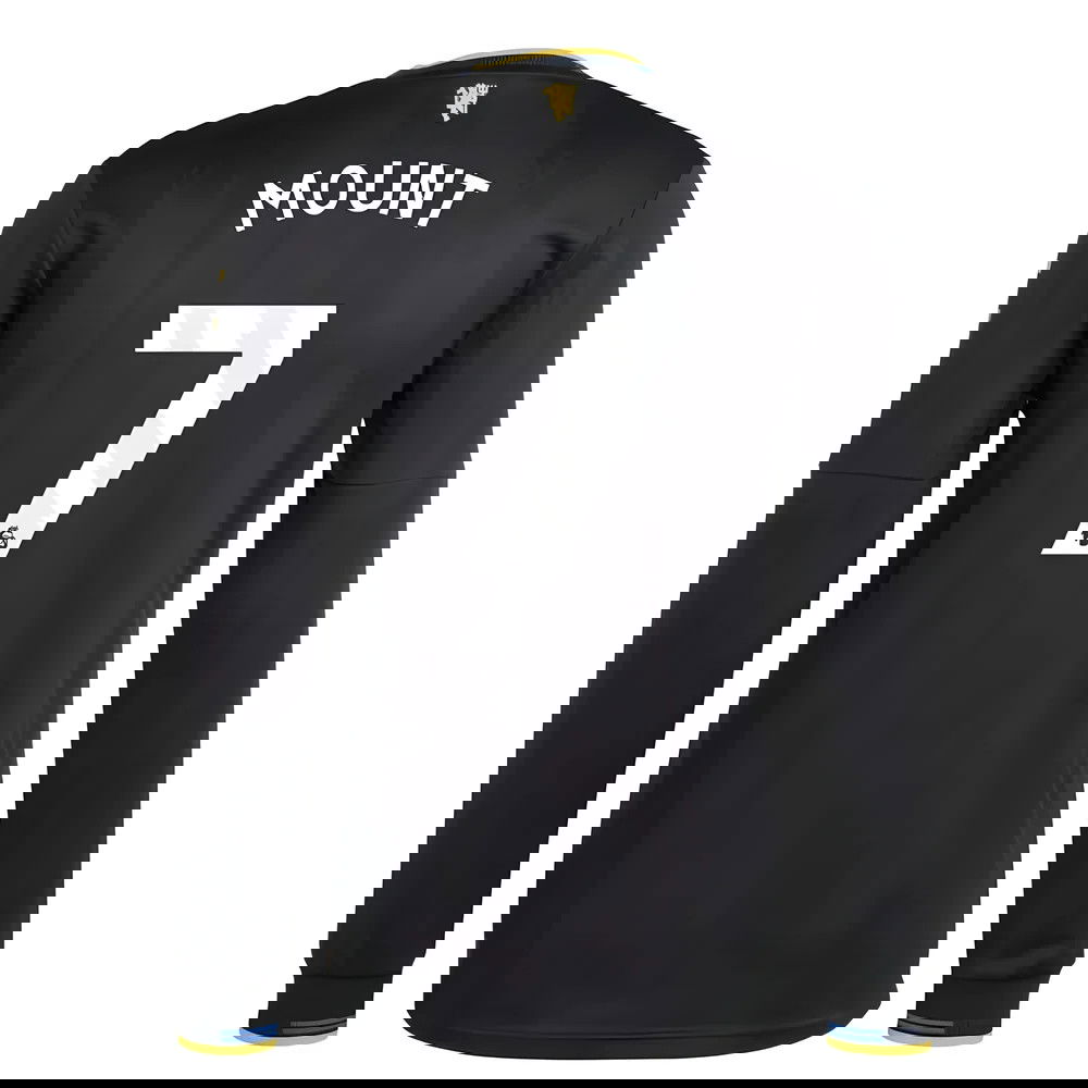 Nogometni Dresovi Manchester United Dugim Rukavima MOUNT #7 Rezervni Komplet 2025-2026